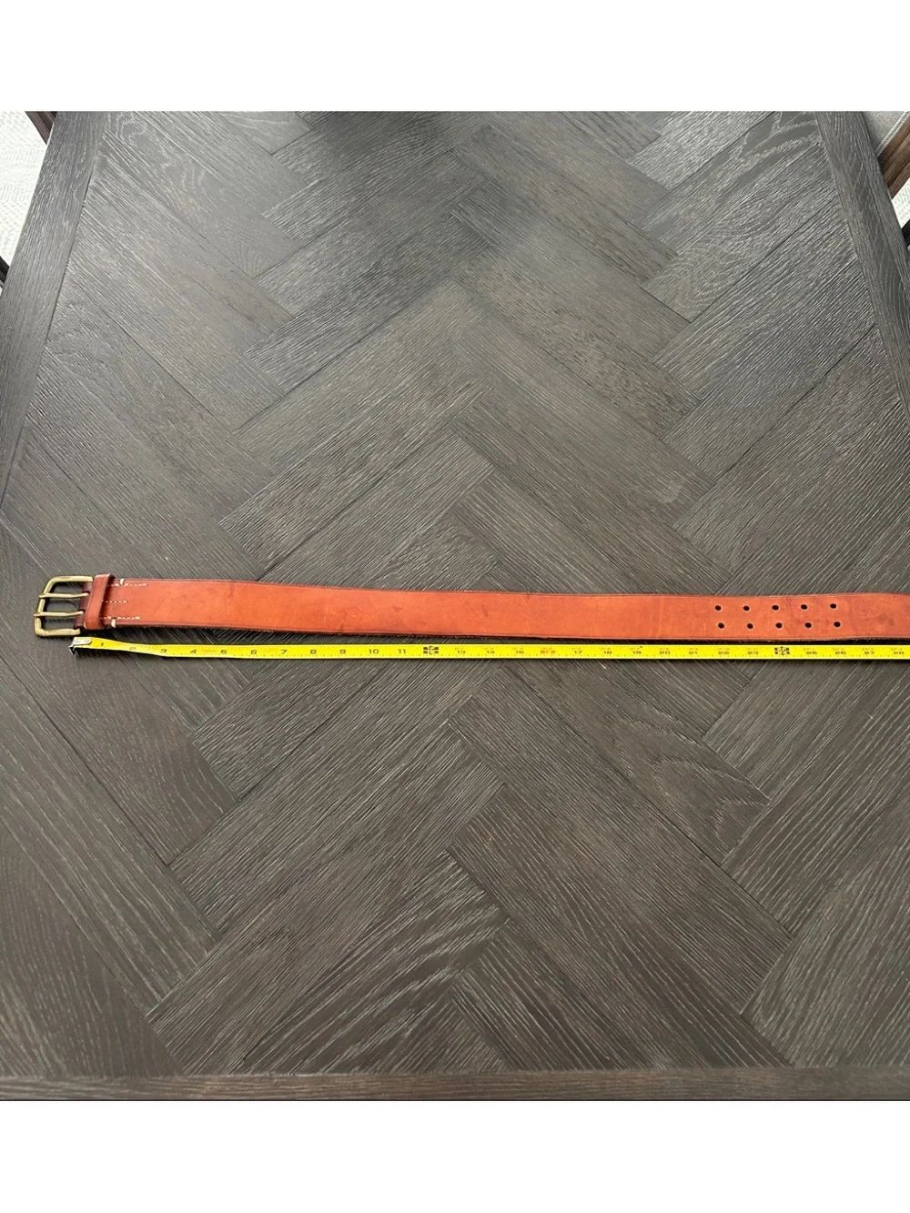 Boys Ralph Lauren Brown Leather Belt with  Brass Buckle